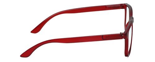 Image of Calabria R861 Rectangular Blue Light Blocking Reading Glasses Men Women Trendy Eyeglass Work Gaming Computer Readers w /Case