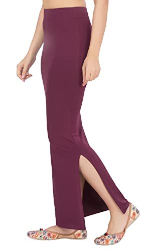 Image of Studio Shringaar Women's Pure Cotton Stretchable Saree Shapewear Petticoat