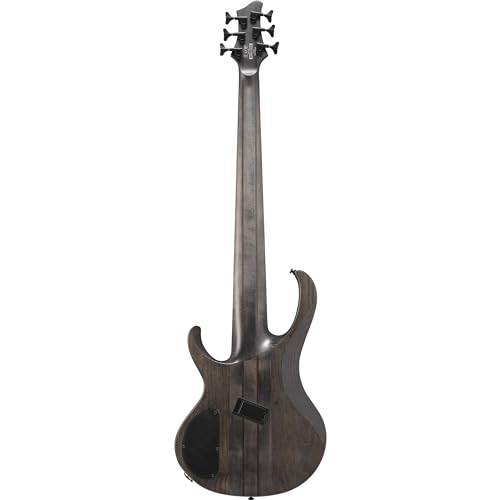 Image of Ibanez Bass Workshop BTB806MS Multi-scale 6-string Bass Guitar - Transparent Gray Flat