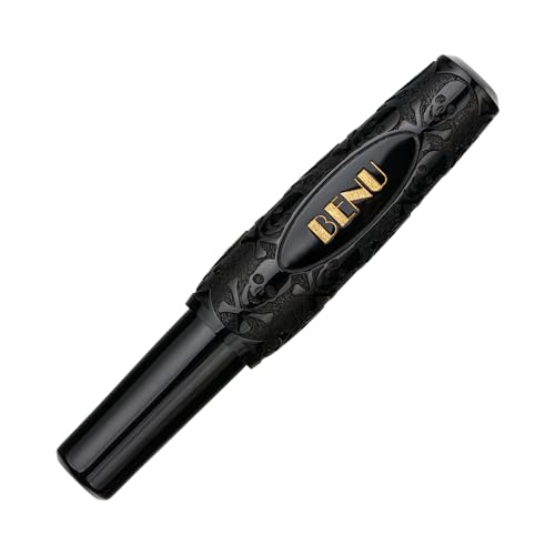 BENU Pixie Jolly Roger Stylo-plume Large noir et or chic