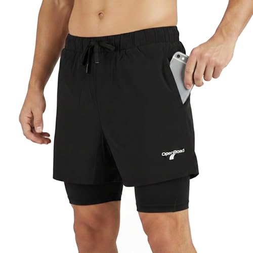 Short de fitness noir homme OpenRoad vêtement de sport taille S
