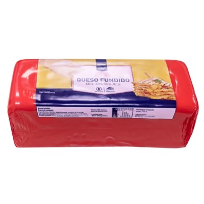 Queso Fundido METRO Chef – Barra 3kg y Lonchas 800g | Cremoso y Delicioso | Ideal para Sándwiches, Hamburguesas y Gratinar (Refrigerado) (1 PIEZA, Queso Fundido en Barra 3 Kg Aprox)