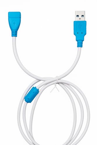 Image of USB 3.0 Extension Cable - High Speed Data Transfer up to 5Gbps, Male to Female Extension Cord for PC, Laptop, Printer, Hard Drive, Keyboard & More (USB CABLE 3M)