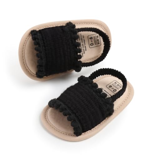 Image of Infant Baby Boys Girls Summer Sandals Party Wedding Dress Flats Shoes Newborn Crib Shoes First Walkers Prewalkers 0-18 Months
