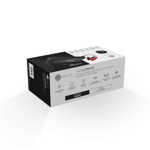 Booster de batterie 1500A avec prise CA et gonfleur digital - 4