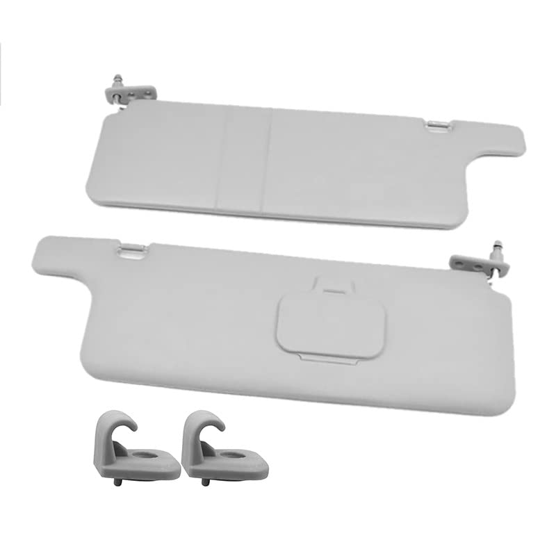 Tendine Parasole Auto Anteriore L + R Interno Parasole Visiera con Gancio Clip per Mitsubishi per Pajero per Montero per Shogun MKII V31 V32 V33 Parasole Parabrezza