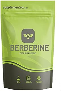 Berberine 98% 500mg 90 Capsules UK Made. Pharmaceutical Grade High Strength Supplement Metabolism Blood Sugar
