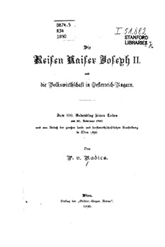 Paperback Die Reisen Kaiser Joseph II [German] Book
