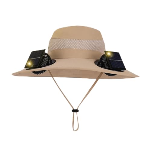 Chapeau d'éventail solaire respirant pour éviter la chaleur à la plage