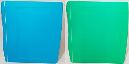 Wilson Jones (TM) Impact Poly Binder w/Snap-In Label Holder, 1" Three Ring Binder, 11.75 x 11 inches (Combo Set of 2)