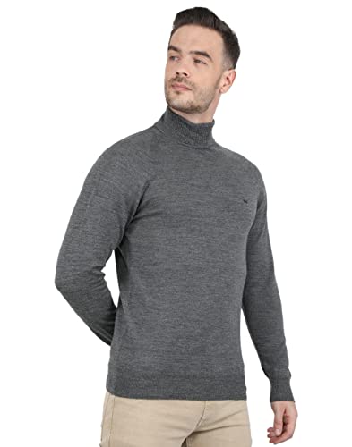 Image of Monte Carlo Men Wool High Neck Pullover Sweater