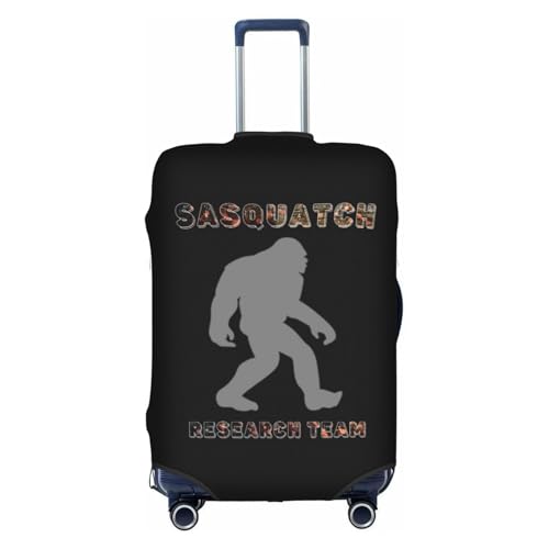 Travel Luggage Cover Bigfoot Research Fashion Washable Baggage Suitcase Protector Fit For Luggage Medium