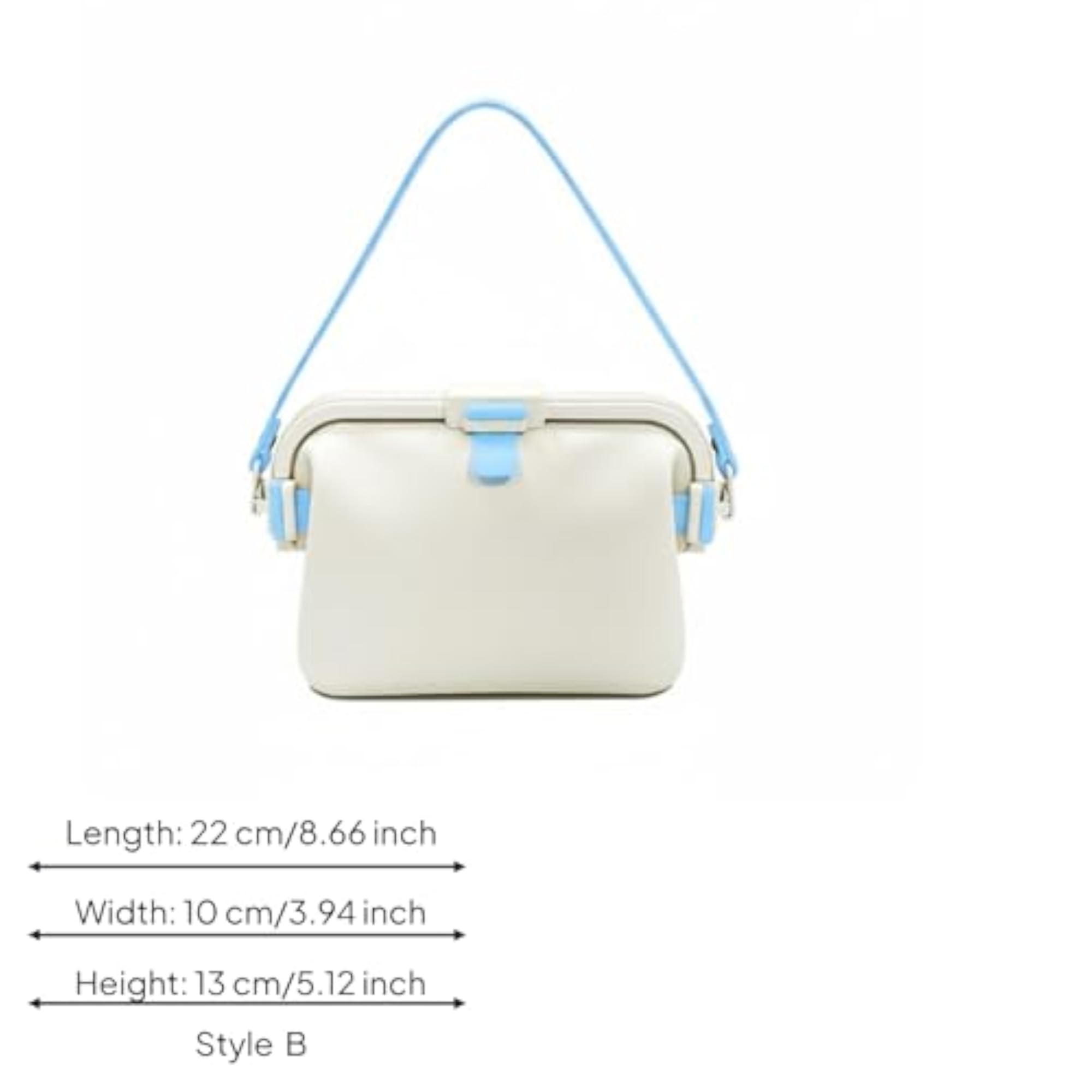Frame Top Silicone Shoulder Bag for Swimming