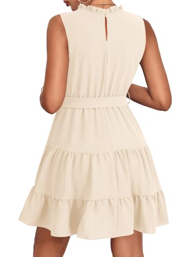 Image of Umenlele Women's Ruffle Casual Mini Dress