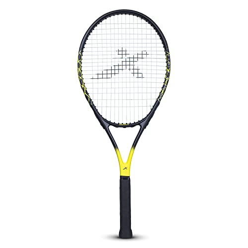 Image of Vector X Barricade Adult Men Recreational Composite Full Cover Tennis Racket Lightweight|105 sq in Head|Pre-Strung Beginner Racquet for Outdoor Games Training & Practice