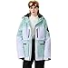 HOTIAN Damen Ski Jacke und Hosen 2 Teilig Set Skianzug Damen Wasserdicht Winddicht Winter Outdoor Warme Skifahren Skibekleidung damen set 167 GR+WT S