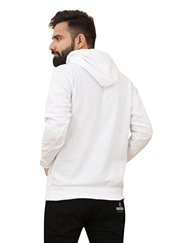 Image of Don't Quit Print Hooded Neck Kangaroo Pocket Winter Wear Sweatshirt for Mens & Boys