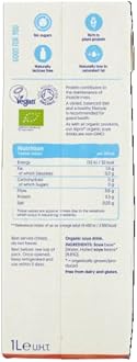 Alpro Organic Soya No Sugars Plant-Based Long Life Drink, Vegan & Dairy Free, 1L