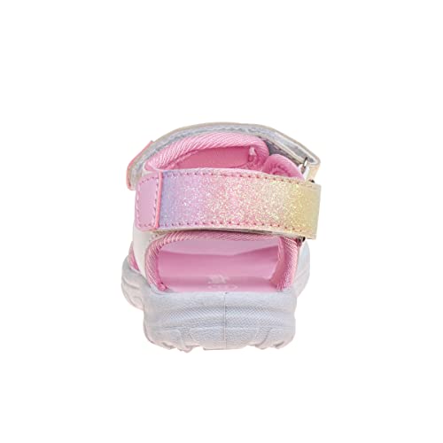 Image of Rugged Bear Girls Sport Active Summer Open Toe Sandals (Toddler)