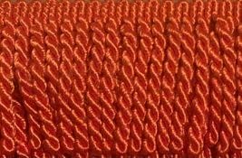 DEEP Orange Bullion Fringe Trim 10 Yards 9.5 Meters Twisted Tassel Decoration Drapery Value Pack Gift Fashion Trim Set Wholesale