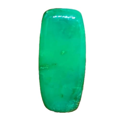 Cabochon chrysoprase naturelle rectangle 43x18mm pour création bijou GH_NAT_03311