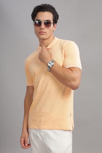 Image of ADRO Polo T Shirt for Men | Black Polo T-Shirt | 100% Cotton Polo Tshirt | Regular Fit Polo| Available in Plus Size Polo