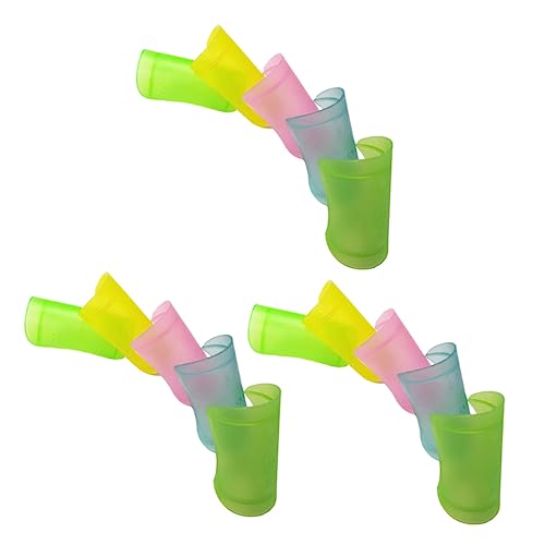 Levemolo 15pcs Flute Film Protectors Swabs for Flutes Protective Covers for Holes Plastic Accessories Random Color