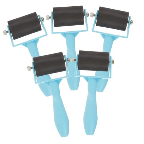 IWOWHERO Glue Roller Woodworking Tool 5pcs Rollers for Printmaking Reusable Ink