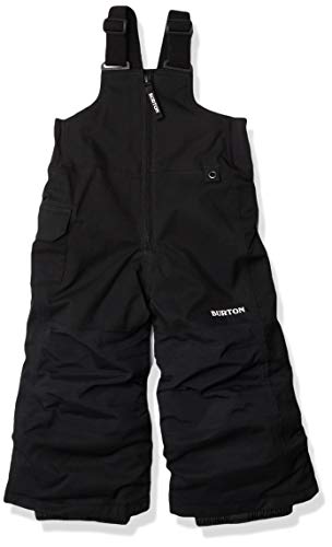 Salopette Burton Kids Maven Bib 4T : finie la neige au dos avec ce pantalon noir étanche