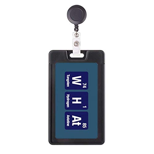 Porte-badge chimie rétractable pour infirmière et labo d'analyse