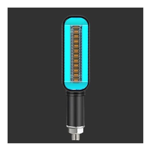 Clignotant LED moto feu stop DRL accessoires pour feux arrière bleus