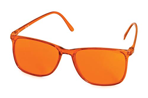 Preisvergleich Produktbild VANLO Farbtherapiebrille orange Elegant - Sportbrille