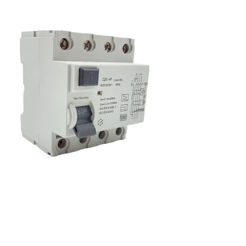 Disjoncteur différentiel type B 4P 40A 100mA CZK6-100B pour rail DIN