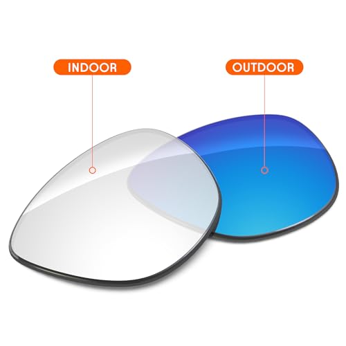 Image of Replacement Lenses Compatible with RayBan Meta Skyler RW4010 52mm AI Glasses, UV Protection, Transition