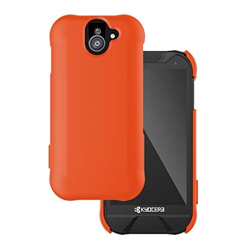 Wireless ProTech Case Compatible with Kyocera DuraForce Pro 2 Phone Models E6910 (Verizon) and E6920 (AT&T, FirstNet), Durable Slim Soft Touch Smooth Hard Cover Case (Orange)