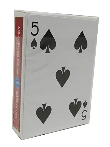 Bicycle Red Back Spades Ace Force Deck (1 Way, 52 Same Cards, Classic Style, 4-Player Educational Magic Trick)