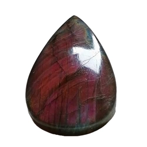 Cabochon labradorite violette poire pour réparer ou personnaliser vos colliers et bagues