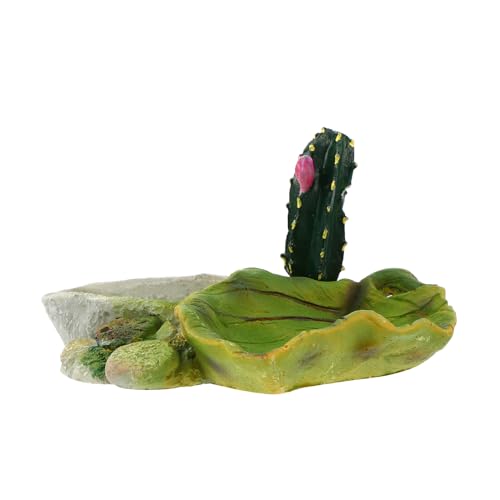 MOTHNUR 爬虫類用ランドスケープ食器ボウル 餌皿 水飲み盤 ペット用 環境保護素材 爬虫類飼育ケース向け自然環境サポート