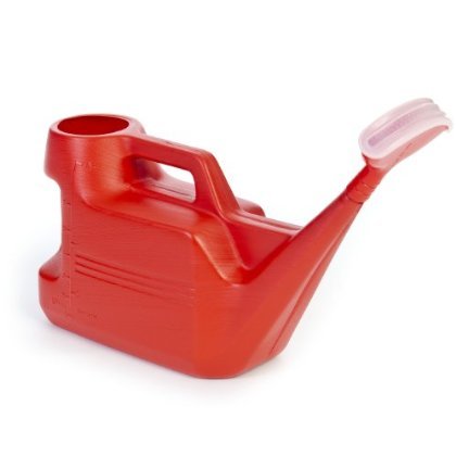 2 X Ward GN009RED 7L Weed Control Watering Can with Spray Head Rose - Red