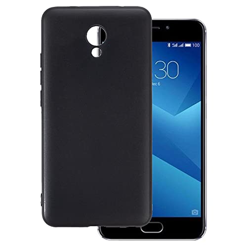 OAGELIM Funda Compatible con Meizu M5 Note Case Antigolpes con Cubierta Protectora Flexible de TPU Suave y Resistencia a Arañazos con Protección (Negro)