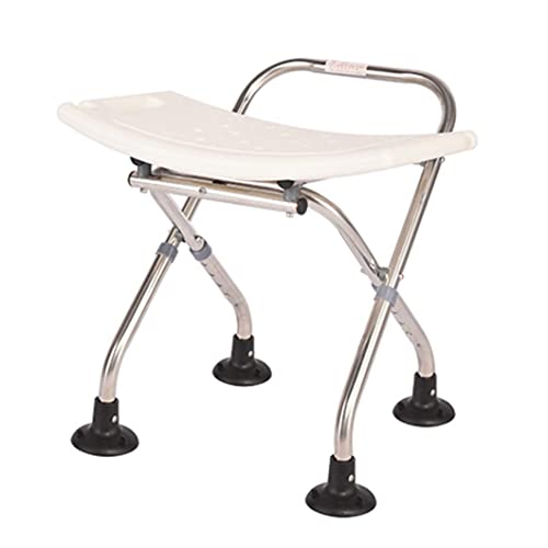 Siège de douche pliable ergonomique avec dossier antidérapant