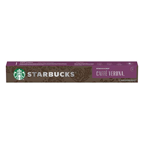 Starbucks Caffé Verona by Nespresso, Dark Roast Coffee Capsules (8 doosjes à 10 koffiecups) - Afbeelding 3