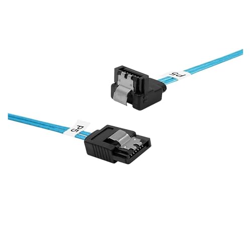 Cable SATA 12Gbps ángulo derecho 0.5 m set 6 piezas miniatura 2