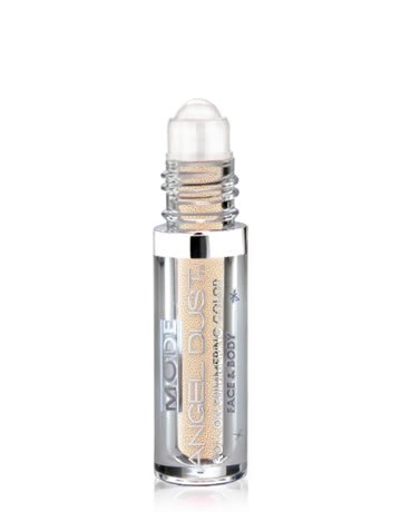 MODE Angel Dust, Roll On Shimmering Sombra de ojos Color Natural Cuidado de la piel Polvo Mineral suelto Pigmento en una botella a prueba de