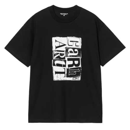 Carhartt WIP Men's S/S Moving Letterpress T-Shirt Black