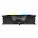 CORSAIR Vengeance RGB DDR5 RAM 16GB (1x16GB) Bis zu 5600MHz CL40 Intel XMP 3.0 Desktop-Arbeitsspeicher – Schwarz (CMH16GX5M1B5600C40)