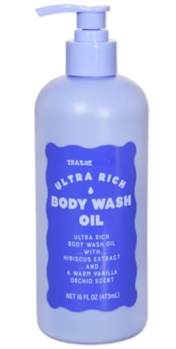 Ultra Rich Body Wash oil to foam trader joe with Hibiscus Extract Vanilla Orchid Scent Pack of 1