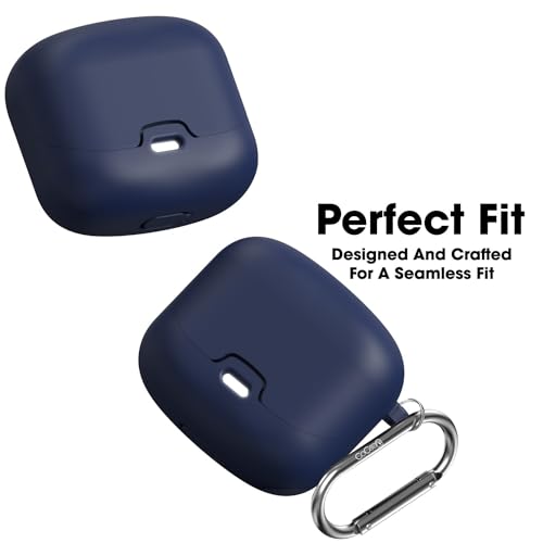 Cocoonkart Soft Silicone Case Cover for GoBoult x Mustang Dash/Mustang Derby/GoBoultt Audio Z40 / Z40 Pro-Blue