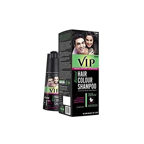 Schwarzes Haarfarbe-Shampoo 3 In 1 – Graue Haare Abdecken In 15 Min., Pflanzliche Formel, 500 Ml