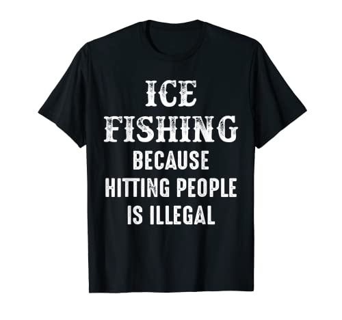 Pesca en hielo Lucky Fisherman Camiseta